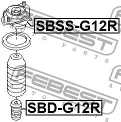 Купити Febest SBDG12R – суперціна на EXIST.UA!