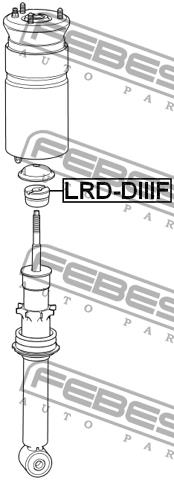 Відбійник амортизатора переднього Febest LRD-DIIIF