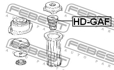 Отбойник амортизатора переднего Febest HD-GAF