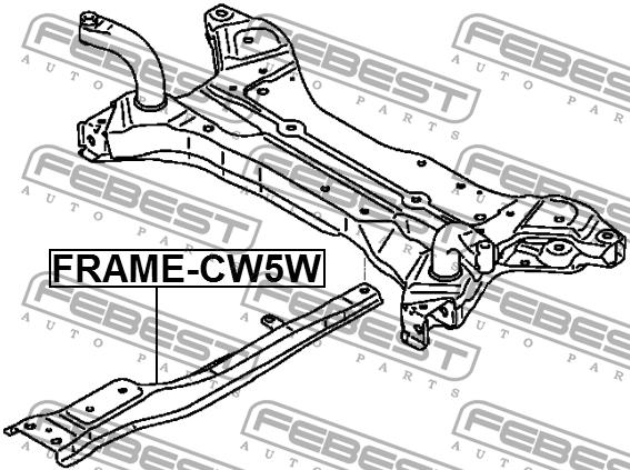 Купить Febest FRAMECW5W – отличная цена на EXIST.UA!