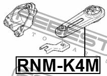 Подушка двигуна задня Febest RNM-K4M