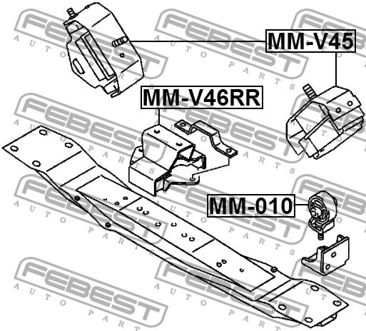 Купити Febest MMV46RR – суперціна на EXIST.UA!