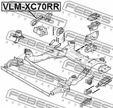 Купити Febest VLM-XC70RR за низькою ціною в Україні!