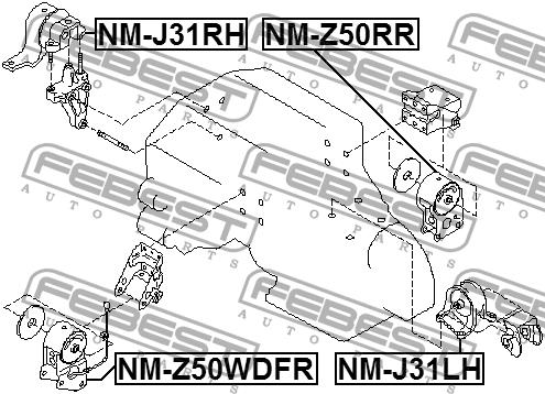 Купити Febest NM-Z50WDFR за низькою ціною в Україні!