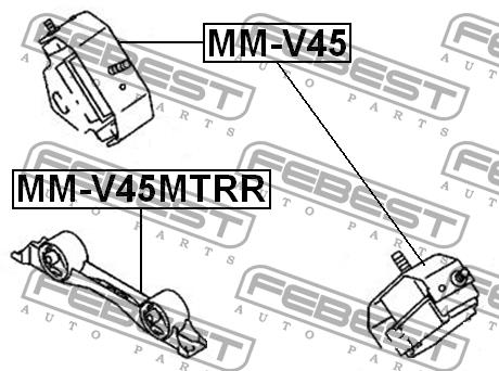 Купить Febest MMV45MTRR – отличная цена на EXIST.UA!