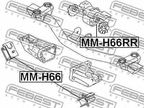 Купить Febest MMH66RR – отличная цена на EXIST.UA!