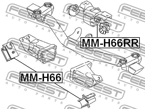 Купить Febest MM-H66RR по низкой цене в Украине!