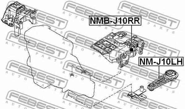 Купить Febest NM-J10LH по низкой цене в Украине!