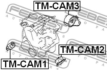 Подушка двигуна ліва Febest TM-CAM2
