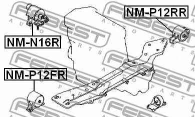 Купить Febest NM-P12FR по низкой цене в Украине!