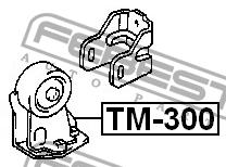 Подушка двигуна передня Febest TM-300