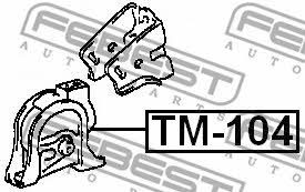Купити Febest TM104 – суперціна на EXIST.UA!