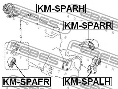 Купить Febest KM-SPARH по низкой цене в Украине!