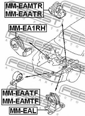 Купить Febest MM-EA1RH по низкой цене в Украине!