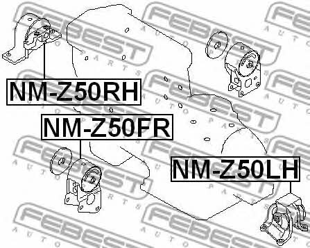 Купити Febest NMZ50RH – суперціна на EXIST.UA!