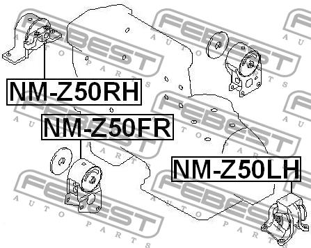 Купить Febest NM-Z50RH по низкой цене в Украине!