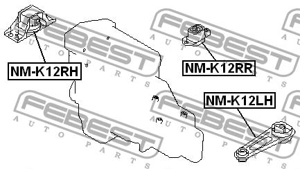 Купить Febest NMK12RH – отличная цена на EXIST.UA!