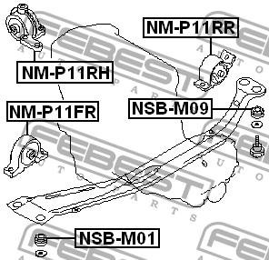 Купить Febest NM-P11RH по низкой цене в Украине!