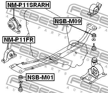 Купить Febest NM-P11SRARH по низкой цене в Украине!
