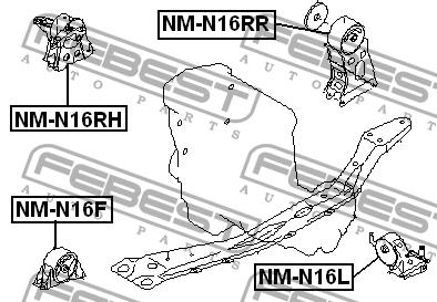 Купить Febest NM-N16RH по низкой цене в Украине!