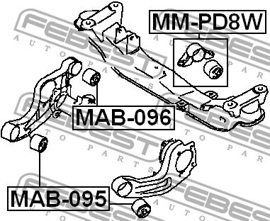 Купить Febest MM-PD8W по низкой цене в Украине!