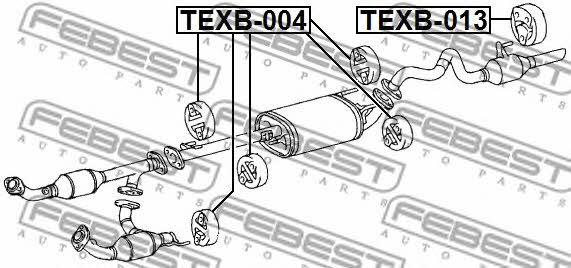 Купити Febest TEXB004 – суперціна на EXIST.UA!