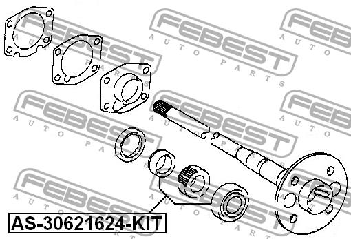 Купить Febest AS30621624KIT – отличная цена на EXIST.UA!