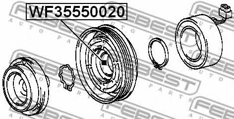 Купить Febest WF35550020 – отличная цена на EXIST.UA!