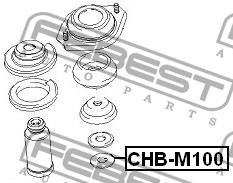 Підшипник опори амортизатора Febest CHB-M100