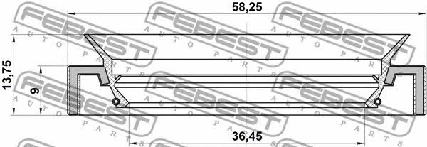 Купить Febest 95HAY-38580914C по низкой цене в Украине!