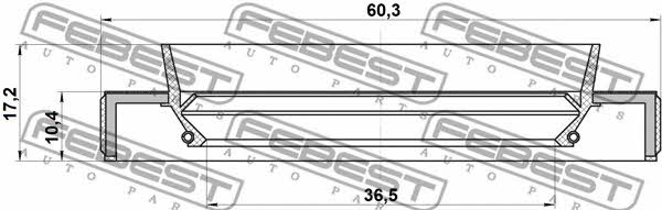 Купить Febest 95HBY-38601017X по низкой цене в Украине!