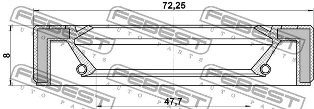 Купить Febest 95GAS-49720808X по низкой цене в Украине!