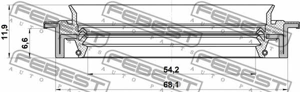Купить Febest 95JDS-56680712X по низкой цене в Украине!