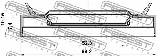 Купить Febest 95TBS-54690710X по низкой цене в Украине!