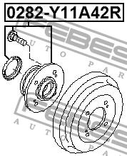 Купить Febest 0282Y11A42R – отличная цена на EXIST.UA!