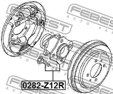 Купить Febest 0282-Z12R по низкой цене в Украине!