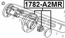 Ступица колеса задняя Febest 1782-A2MR
