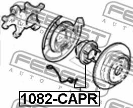 Ступица колеса задняя Febest 1082-CAPR