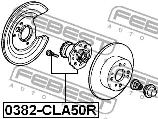 Febest Ступица колеса задняя – цена 1455 UAH