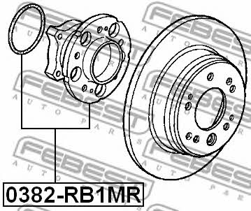 Купить Febest 0382-RB1MR по низкой цене в Украине!