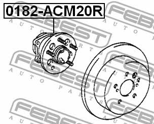 Купити Febest 0182-ACM20R за низькою ціною в Україні!