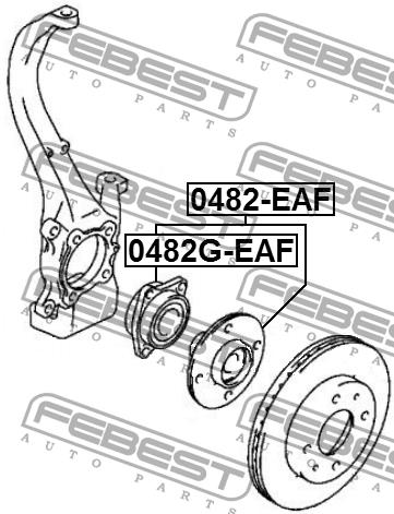 Купить Febest 0482G-EAF по низкой цене в Украине!