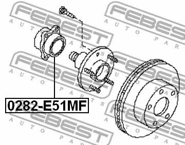 Febest Ступиця колеса передня – ціна 3063 UAH