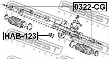Купити Febest 0322CG – суперціна на EXIST.UA!