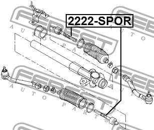 Купить Febest 2222SPOR – отличная цена на EXIST.UA!
