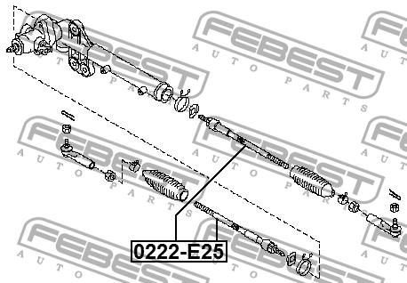 Купить Febest 0222E25 – отличная цена на EXIST.UA!