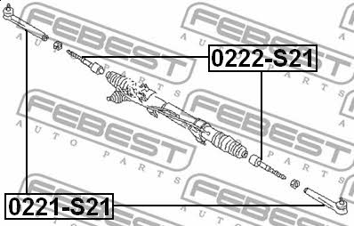 Febest Тяга рулевая – цена 156 UAH