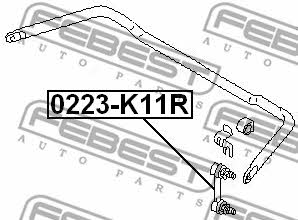 Febest Стойка стабилизатора заднего – цена 417 UAH