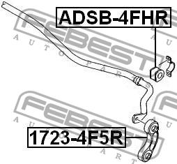Купить Febest 17234F5R – отличная цена на EXIST.UA!