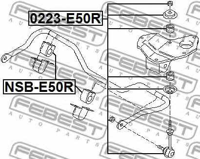 Купить Febest 0223E50R – отличная цена на EXIST.UA!